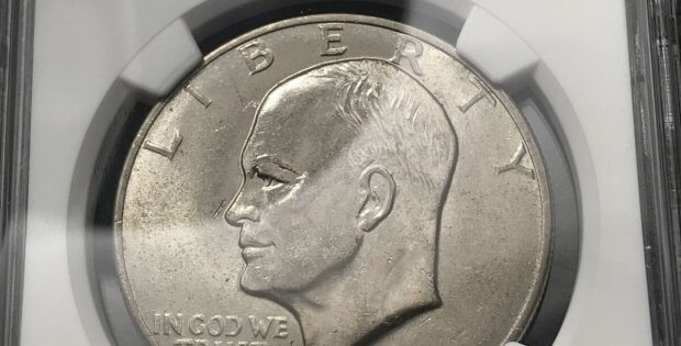 1971 D Friendly Eagle Eisenhower Dollar - Ike Dollar Variety