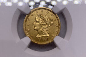 1846 2.5 gold us coin