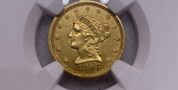 1846 2.5 gold us coin