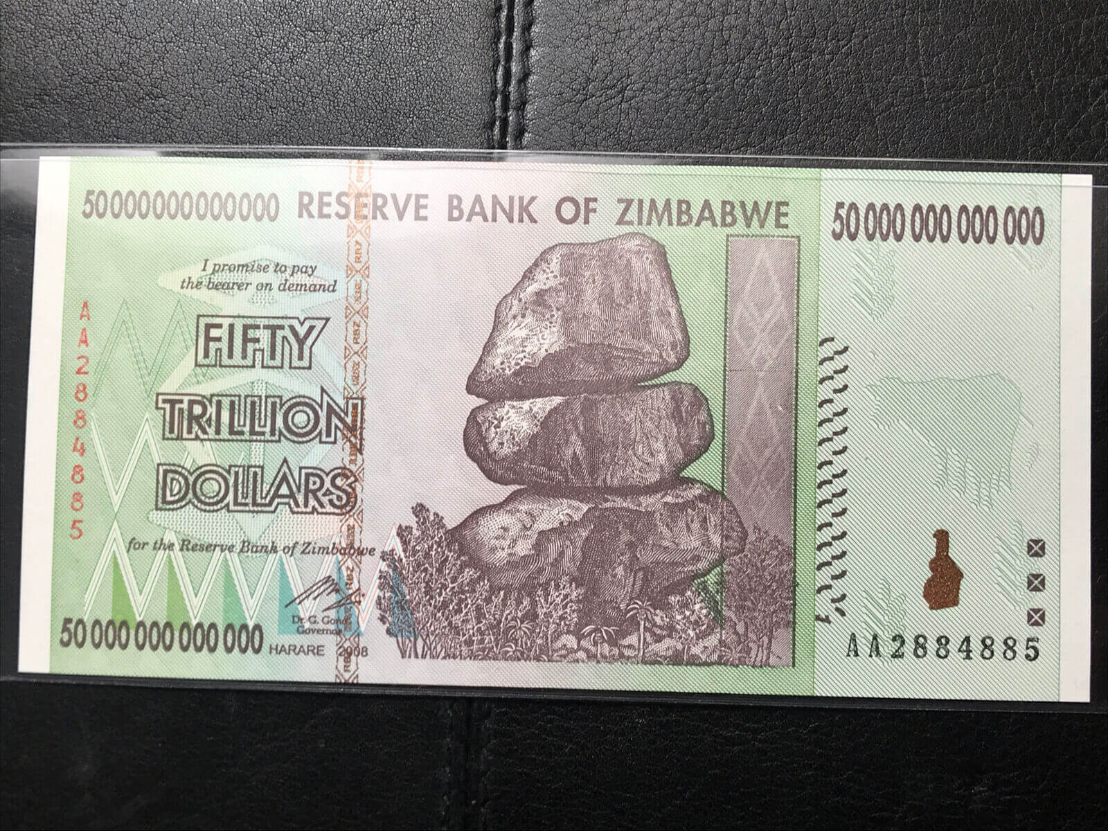 2008 Zimbabwe 50 trillion Dollars